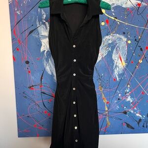 Sexy Terrycloth Black Backless Dress